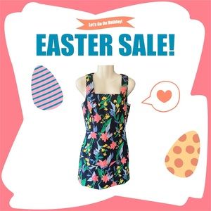 ⚡️NWOT JCREW Floral basketweave square-neck dress